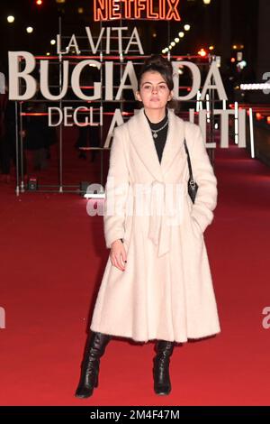 Rome, Italy. 20th Dec, 2022. Federica Torchetti attends the red carpet of new Netflix series 'La vita bugiarda degli adulti' at Auditorium Conciliazione. (Photo by Mario Cartelli/SOPA Images/Sipa USA) Credit: Sipa USA/Alamy Live News Stock Photo