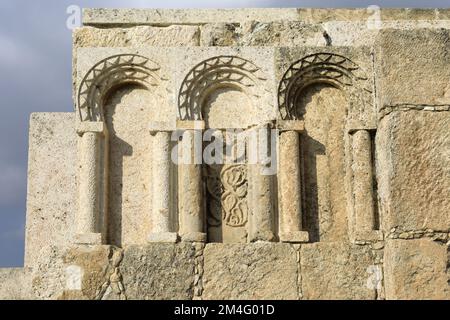 View over the Umayyad Mosque in the Citadel, Amman city, Jordan, Middle East Stock Photo