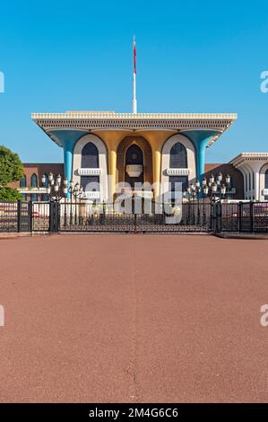 Al Alam Palace, Muscat, Oman Stock Photo