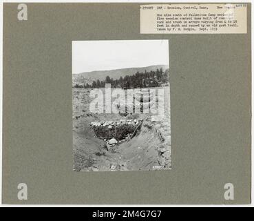 Erosion Control: Gully Plug - New Mexico. Photographs Relating to ...