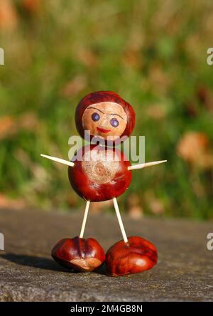 Cute Chestnut cute chestnut figure Stock Photo - Alamy
