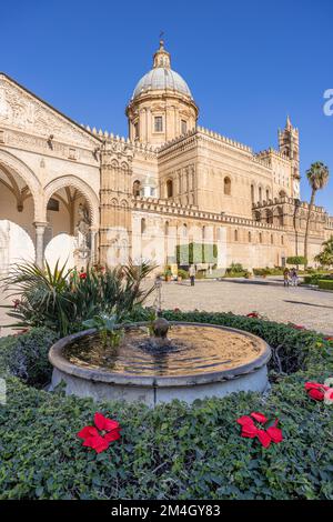 Palermo Cathedral is the cathedral church of the Roman Catholic Archdiocese of Palermo, located in Palermo, Sicily, southern Italy. It is dedicated to Stock Photo