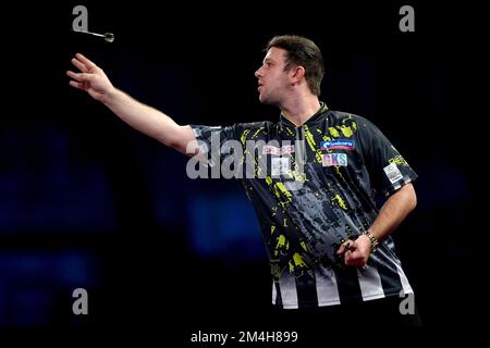 Callum Ryds Callan Rydz during his match against Patrik Kovacs on day eight of the ...