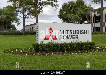 Orlando, Fl, USA - January 5, 2022: Mitsubishi Power Americas, Inc. office in Orlando, Fl, USA. Stock Photo