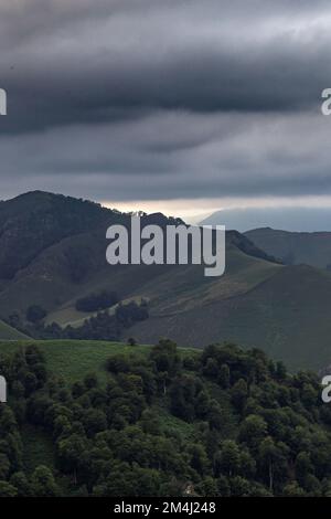 Views of the Pyrenees mountains, French Basque Country Stock Photo - Alamy