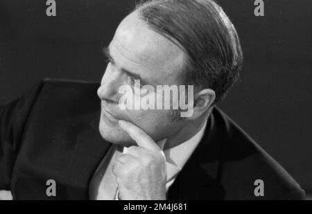 The 18th Party Congress of the Christian Democratic Union of Germany (CDU) was held in Duesseldorf on 25 January 1971. Alfred Dregger, Germany Stock Photo