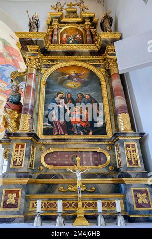 Church of St. Martin and Alexander, Waltenhofen, Allgaeu, Bavaria ...