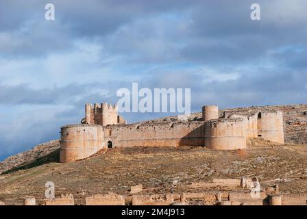 Castle of Berlanga de Duero. Berlanga de Duero, Soria, Castilla y León, Spain, Europe Stock Photo