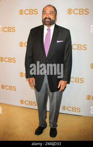 **FILE PHOTO** Franco Harris Has Passed Away. NEW YORK, NY - MAY 13: Franco Harris at the 2015 CBS Upfront at The Tent at Lincoln Center on May 13, 2015 in New York City. Credit: RW/MediaPunch Stock Photo