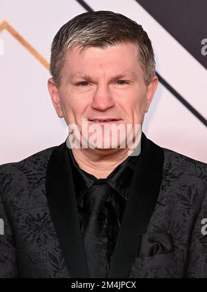 December 21st, 2022, London, UK. Ricky Hatton arriving at the BBC Sports Personality of the Year 2022, MediaCityUK, Manchester. Credit: Doug Peters/EMPICS/Alamy Live News Stock Photo