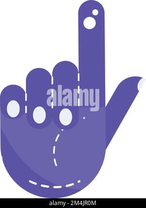 hand human isolated icon vector illustration design Stock Vector Image ...