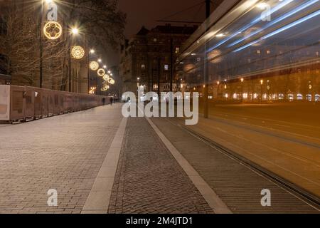 Night view of the city Stock Photo