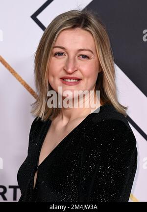 December 21st, 2022, London, UK. Ellen White arriving at the BBC Sports Personality of the Year 2022, MediaCityUK, Manchester. Credit: Doug Peters/EMPICS/Alamy Live News Stock Photo