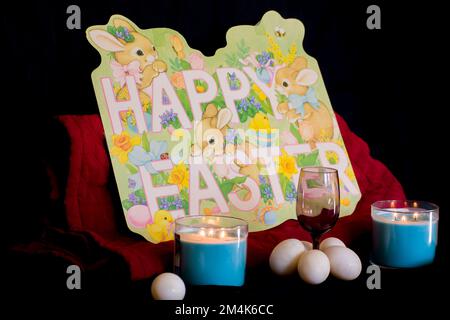 Easter holiday decorations Stock Photo