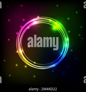 Abstract background with colorful plasma circles, stock vector Stock Vector