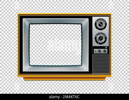 retro tv Stock Vector