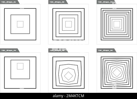 Collection of Y2K elements. Extraordinary Graphic Assets. Modern abstract  forms Stock Vector Image & Art - Alamy