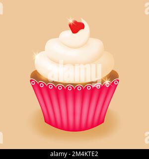 cute food cupcake cake and cookies sweet dessert pastry cartoon vector ...
