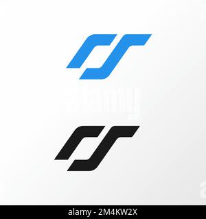 Unique and simple letter or word RS or D font Image graphic icon logo design abstract concept vector stock. symbol related to initial or monogram Stock Vector