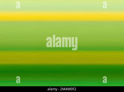 Yellow and Green horizontal stripes gradient design art for backgrounds. Blurred Motion. Vector Illustration. Stock Vector