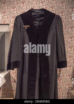 A judge's robe bearing the Nazi insignia, Imperial War Museum, London, UK. Stock Photo