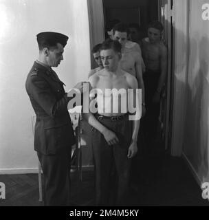 French Army - Training Recruits. Photographs of Marshall Plan Programs, Exhibits, and Personnel Stock Photo