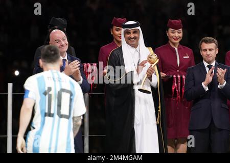 Lusail, Qatar. Fifa World Cup. Match 64. Argentina vs France. 18th December 2022. Stock Photo