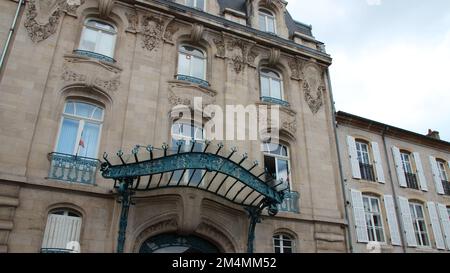 art nouveau building (chamber of commerce) in nancy (france) Stock Photo
