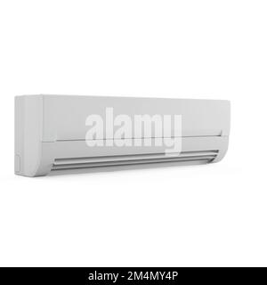 Modern air conditioning on a white background. 3d rendering Stock Photo ...