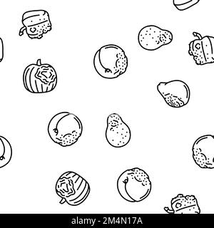 Vector Pattern Rotten rotten food waste seamless pattern vector Stock Vector Image & Art - Alamy