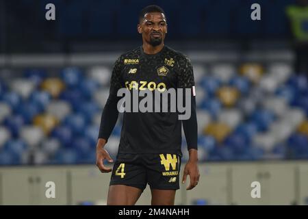 Naples, Italy. 21 Dec, 2022. Alexsandro of Lille OSC during the Friendly Match match between SSC Napoli and Lille OSC at Stadio Diego Armando Maradona Naples Italy on 21 December 2022. Credit:Franco Romano/Alamy Live News Stock Photo