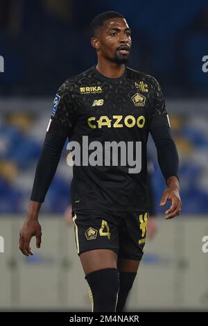 Naples, Italy. 21 Dec, 2022. Alexsandro of Lille OSC during the Friendly Match match between SSC Napoli and Lille OSC at Stadio Diego Armando Maradona Naples Italy on 21 December 2022. Credit:Franco Romano/Alamy Live News Stock Photo