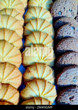 Baked biscuits and cookies Stock Photo