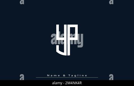 Alphabet letters Initials Monogram logo YP , PY Stock Vector