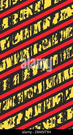 Abstract red and yellow seamless pattern Stock Photo - Alamy