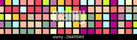Color checkered squares background generative pattern illustration Stock Vector
