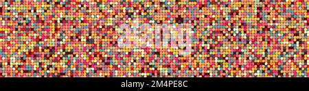 Color checkered squares background generative pattern illustration Stock Vector