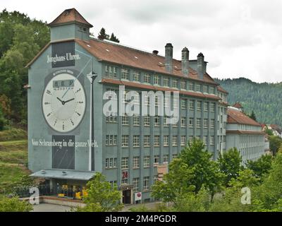 Junghans watch factory Schramberg Black Forest Germany Stock