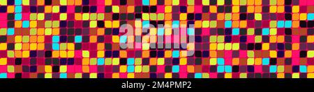 Color checkered squares background generative pattern illustration Stock Vector