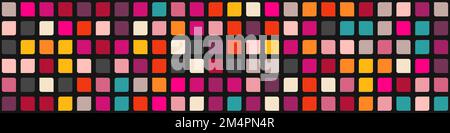 Color checkered squares background generative pattern illustration Stock Vector