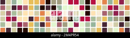 Color checkered squares background generative pattern illustration Stock Vector