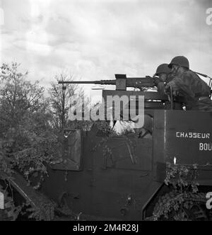 French Army - Training Recruits. Photographs of Marshall Plan Programs, Exhibits, and Personnel Stock Photo