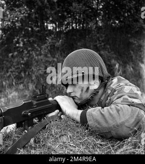 French Army - Training Recruits. Photographs of Marshall Plan Programs, Exhibits, and Personnel Stock Photo