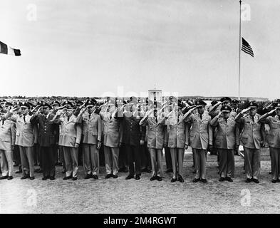 Twentieth Anniversary of the Normandy Landings-June 6, 1964. Photographs of Marshall Plan Programs, Exhibits, and Personnel Stock Photo