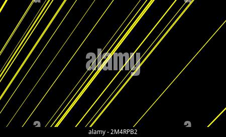 Blue and gold lasers. Design.Super-bright thin rays in the animation change positions and scatter in different directions. High quality 4k footage Stock Photo