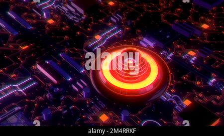 Bright colorful graphics . Motion . Different running different lines in the animation that are highlighted in different colors and filled with colors Stock Photo