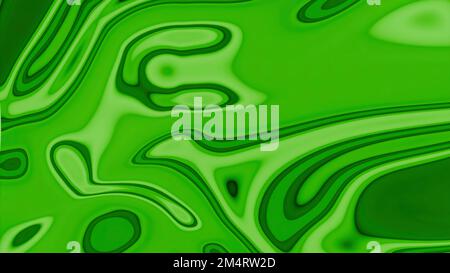 Colorful liquid stains randomly moving. Design. Colorful gasoline stains, spinning shapes Stock Photo
