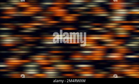 Blurred stripes shimmering pattern. Motion. Colored segments flowing on a black background Stock Photo