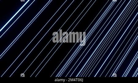 Blue and gold lasers. Design.Super-bright thin rays in the animation change positions and scatter in different directions. High quality 4k footage Stock Photo