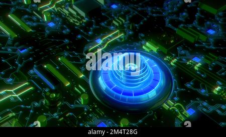Bright colorful graphics . Motion . Different running different lines in the animation that are highlighted in different colors and filled with colors Stock Photo